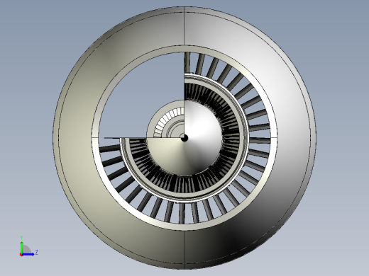 GP7200航空发动机左视缩略图