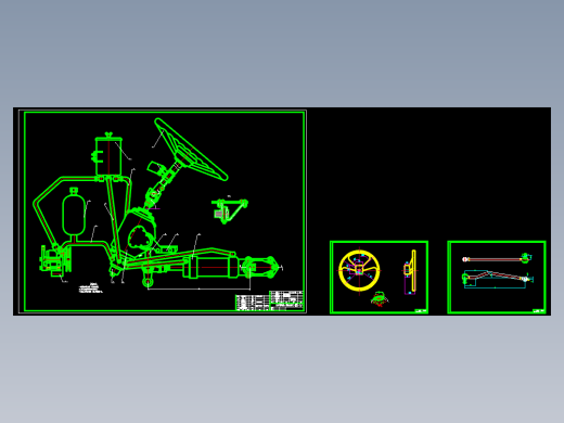 JX522-汽车乘用车液压助力转向系统设计
