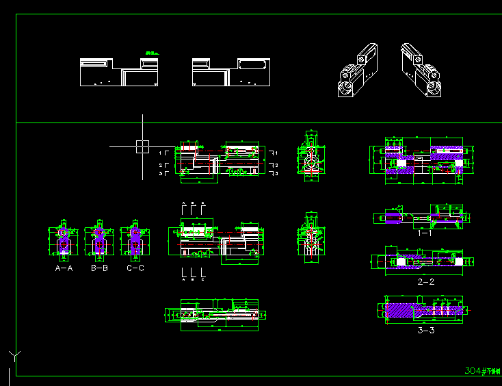 EV2MK2运动气枪（加工图纸）（精品全套CAD详细图）