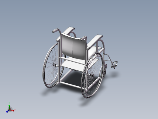 轮椅3D模