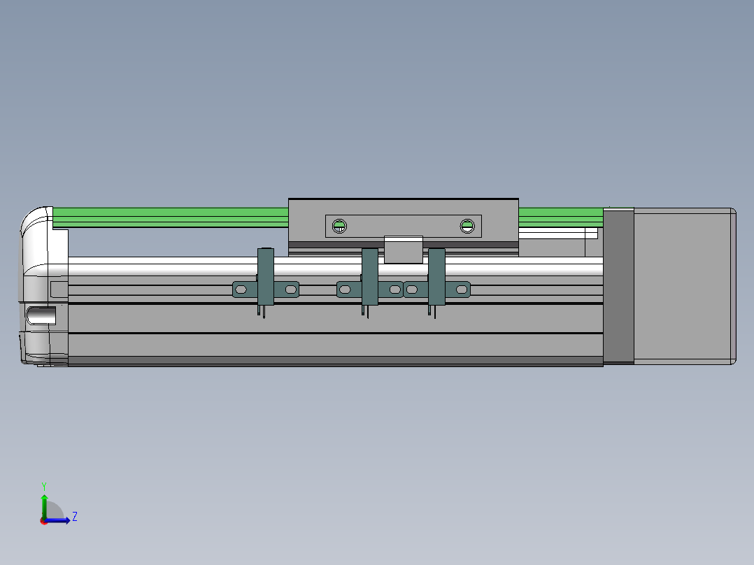 MTH丝杆半封闭模组MTH10-BL-60左视图