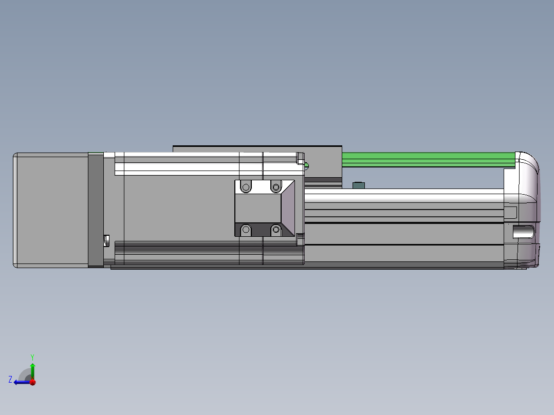 MTH丝杆半封闭模组MTH10-BL-60右视图
