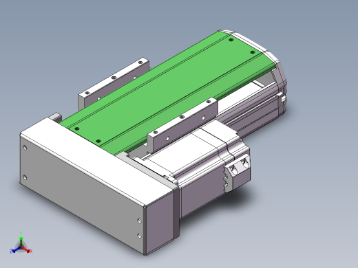 MTH丝杆半封闭模组MTH10-BL-60正等轴测缩略图