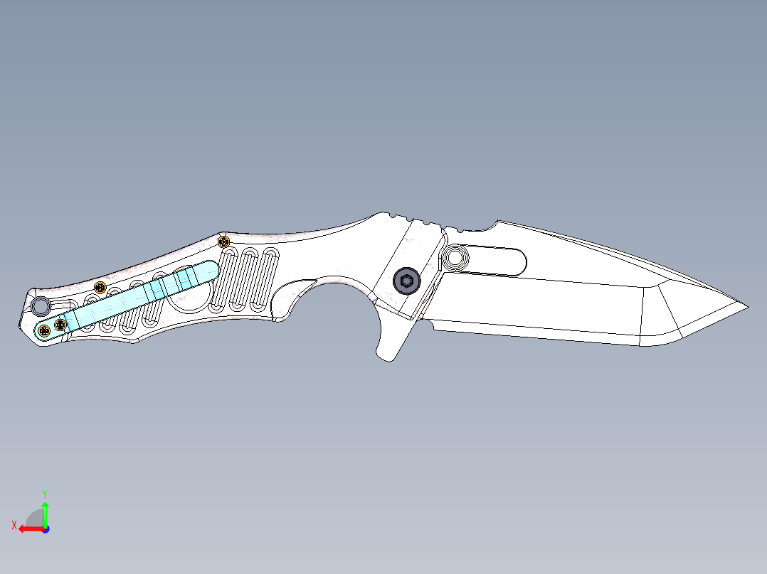 折叠刀+O-Kisaku后视图