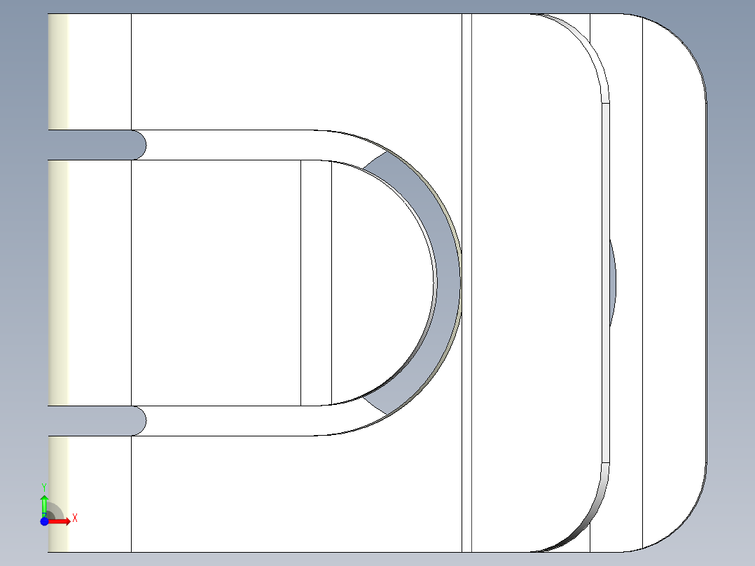 BC華司10.-3D多系列多零件图纸模型前视图
