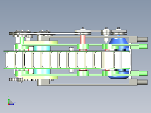 水果包装机模型设计含三维SW模型+说明书左视缩略图