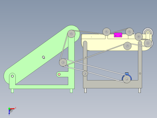 水果包装机模型设计含三维SW模型+说明书俯视缩略图