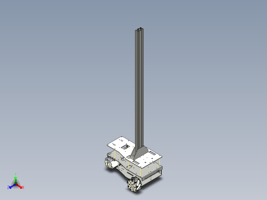 X3麦克纳姆轮小车结构