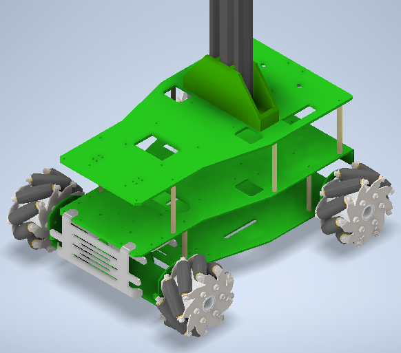 X3麦克纳姆轮小车结构