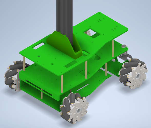 X3麦克纳姆轮小车结构