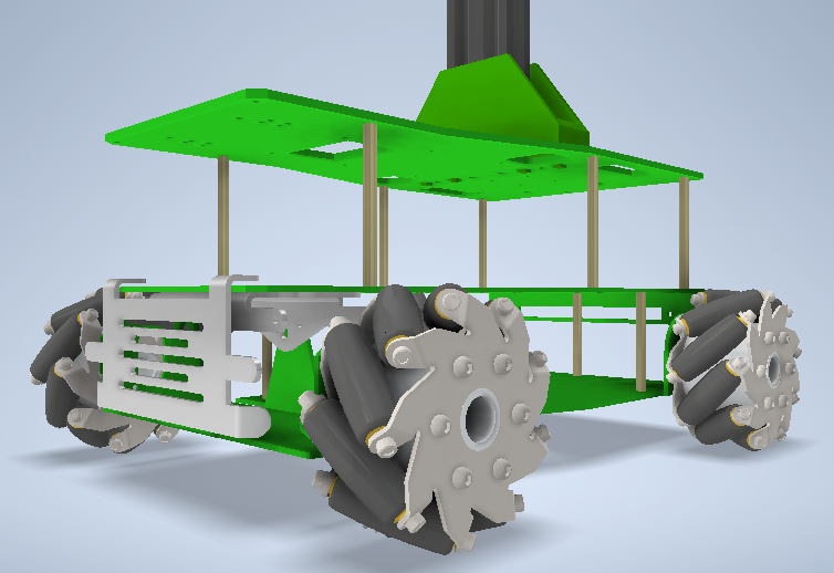 X3麦克纳姆轮小车结构