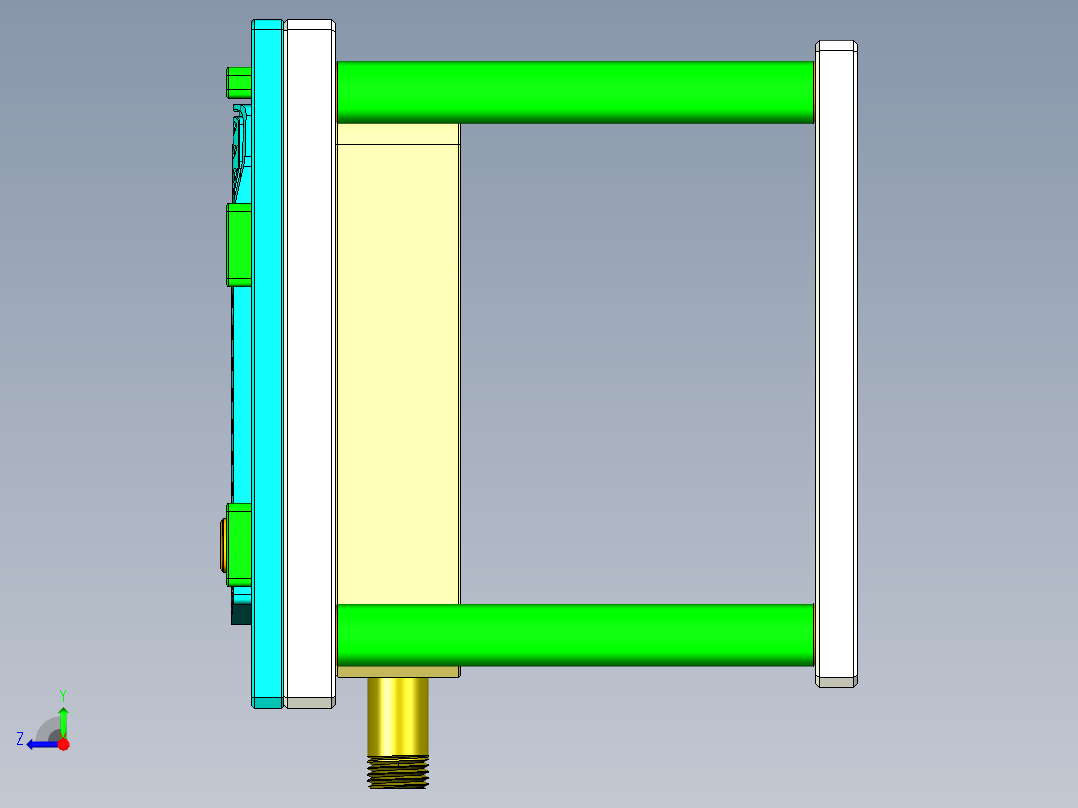 aap10_lcd_cover_al-CNC1笔记本CNC工装夹具三维模型-0519右视图