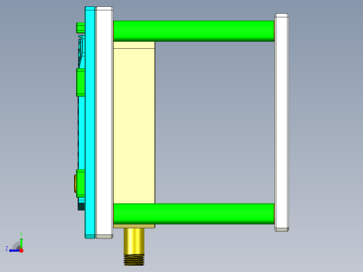 aap10_lcd_cover_al-CNC1笔记本CNC工装夹具三维模型-0519右视缩略图