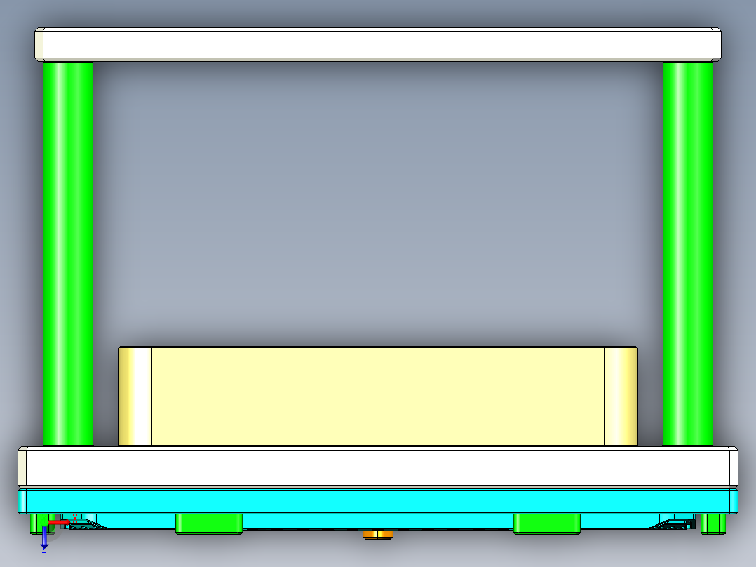 aap10_lcd_cover_al-CNC1笔记本CNC工装夹具三维模型-0519俯视图