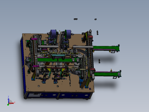 双工位裹头部外围胶纸设备sw18
