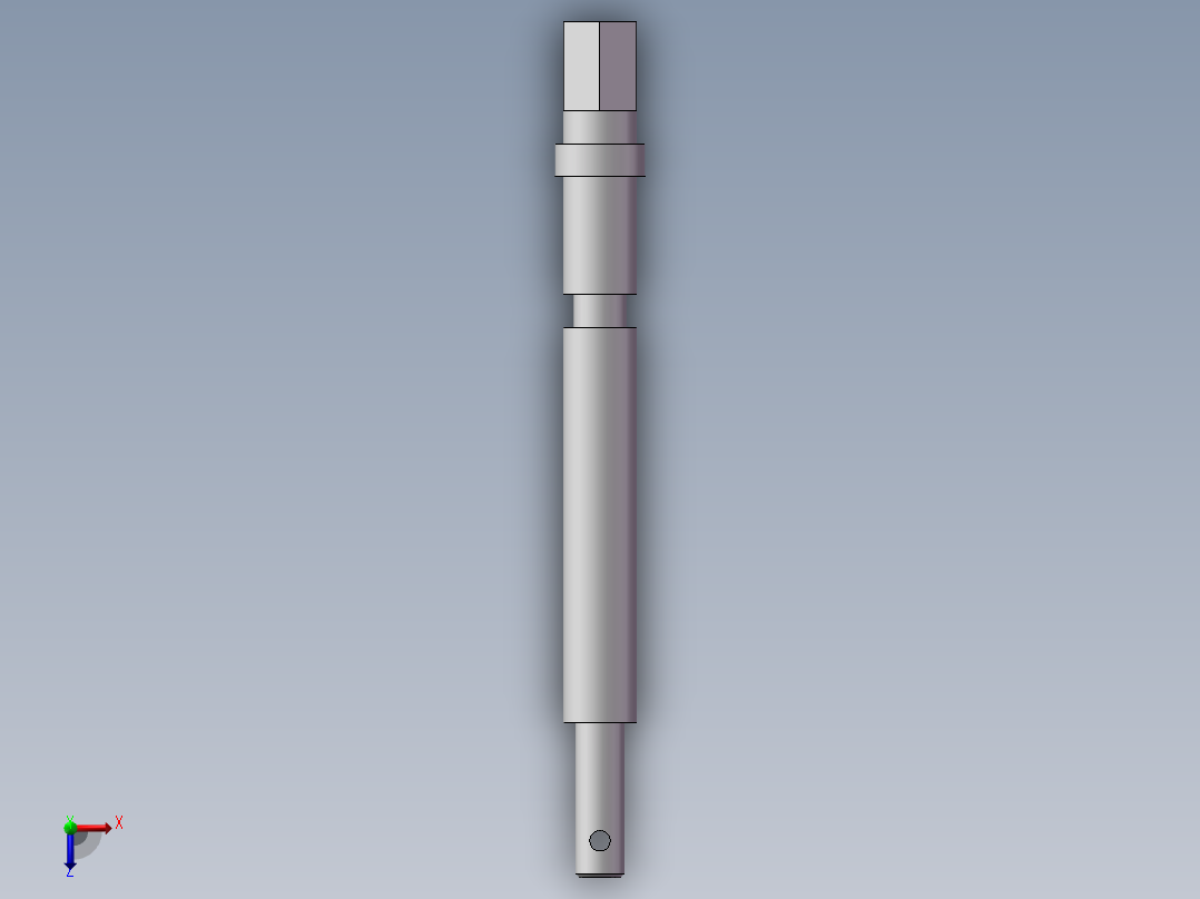 螺杆加工工艺分析俯视图