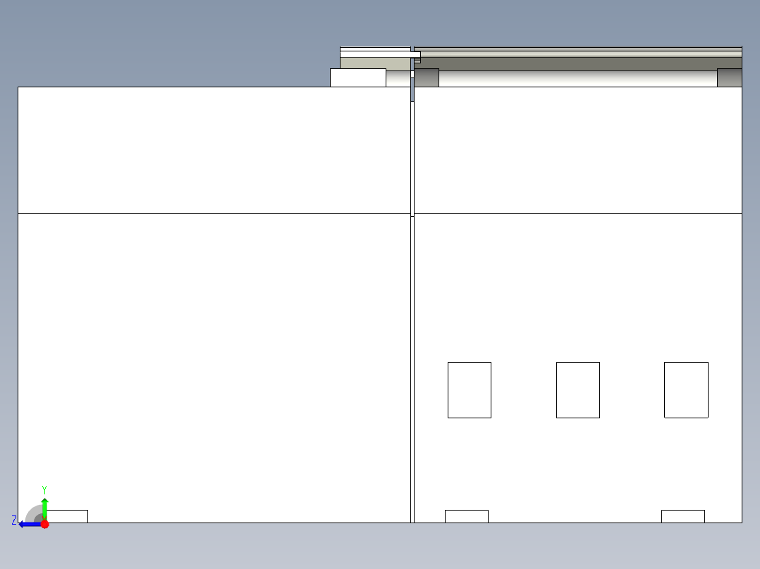 施耐德电气 iC65N 3P组合附件右视图