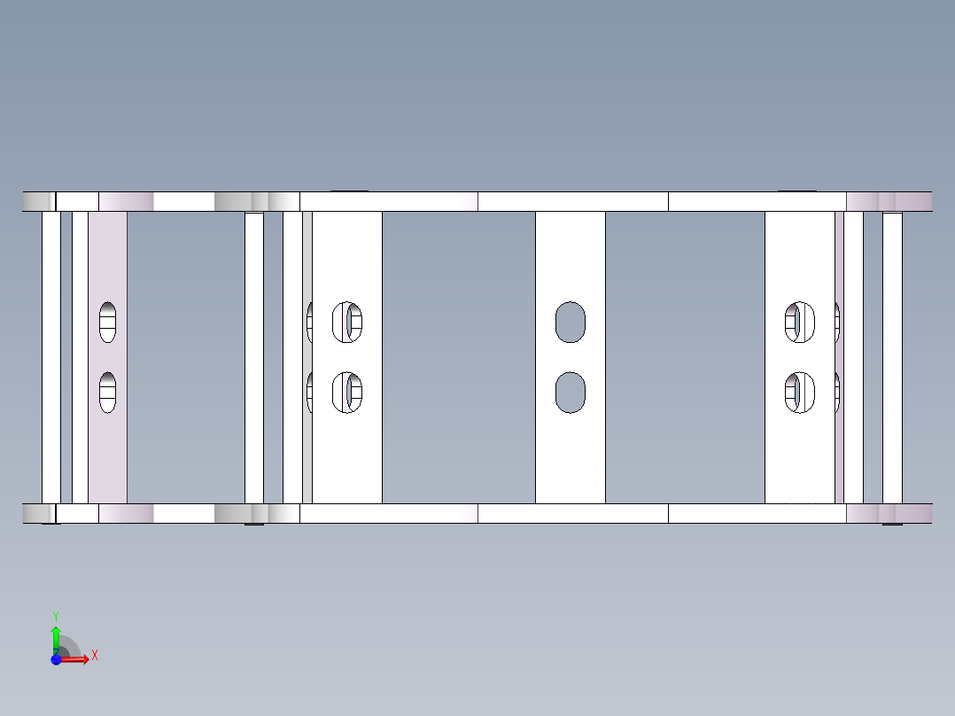 猫咪灯笼骨架前视图