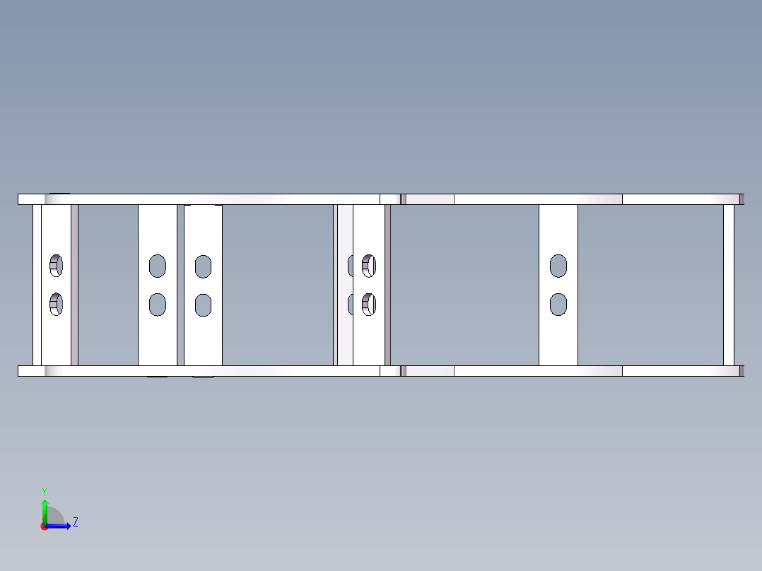 猫咪灯笼骨架左视图
