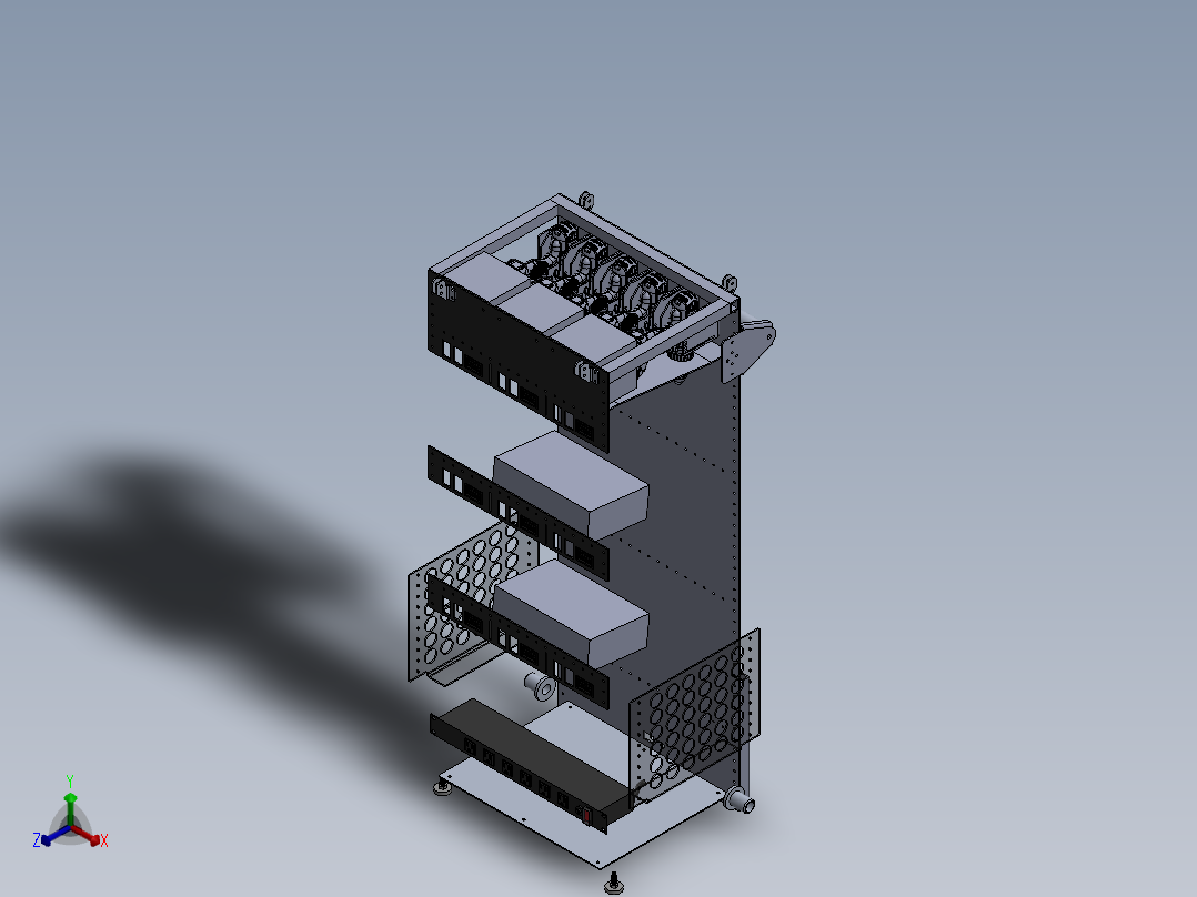 电控柜、铝合金猎鹰钣金电池推车