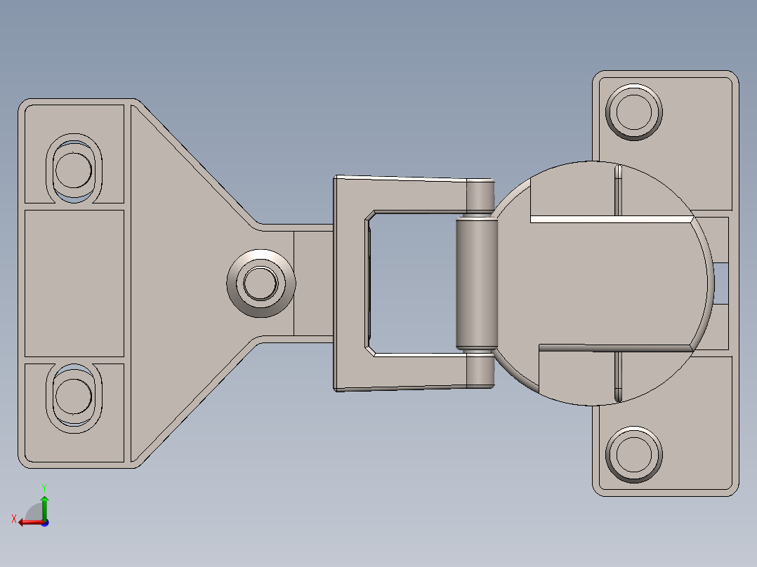 铰链、-铰链grass-cabinet-hinge-2后视图