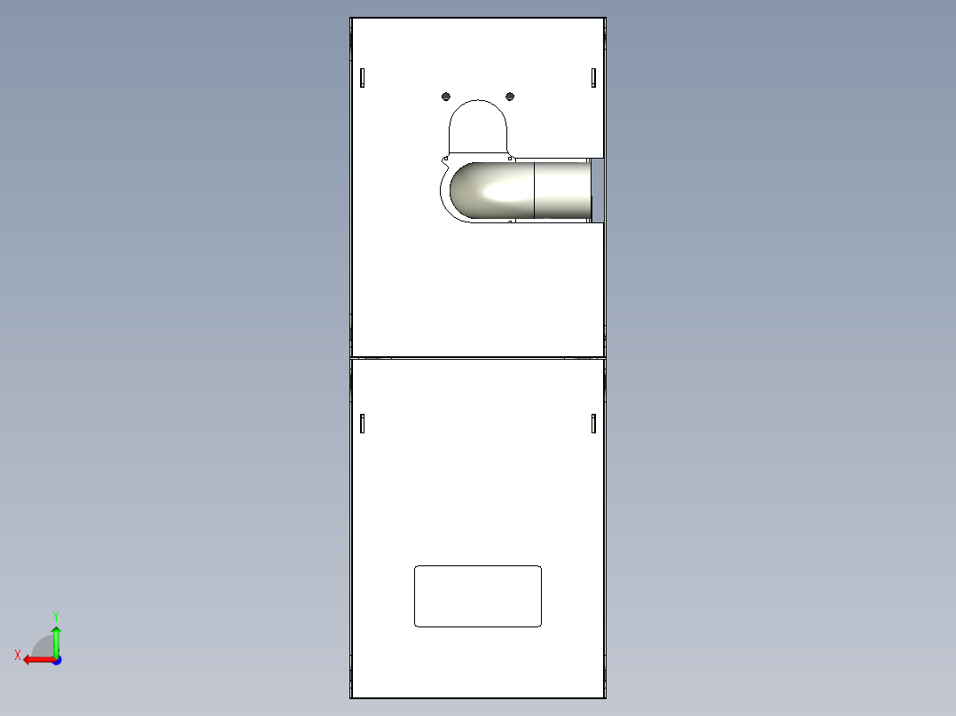 B2004506-木屑颗粒炉后视图