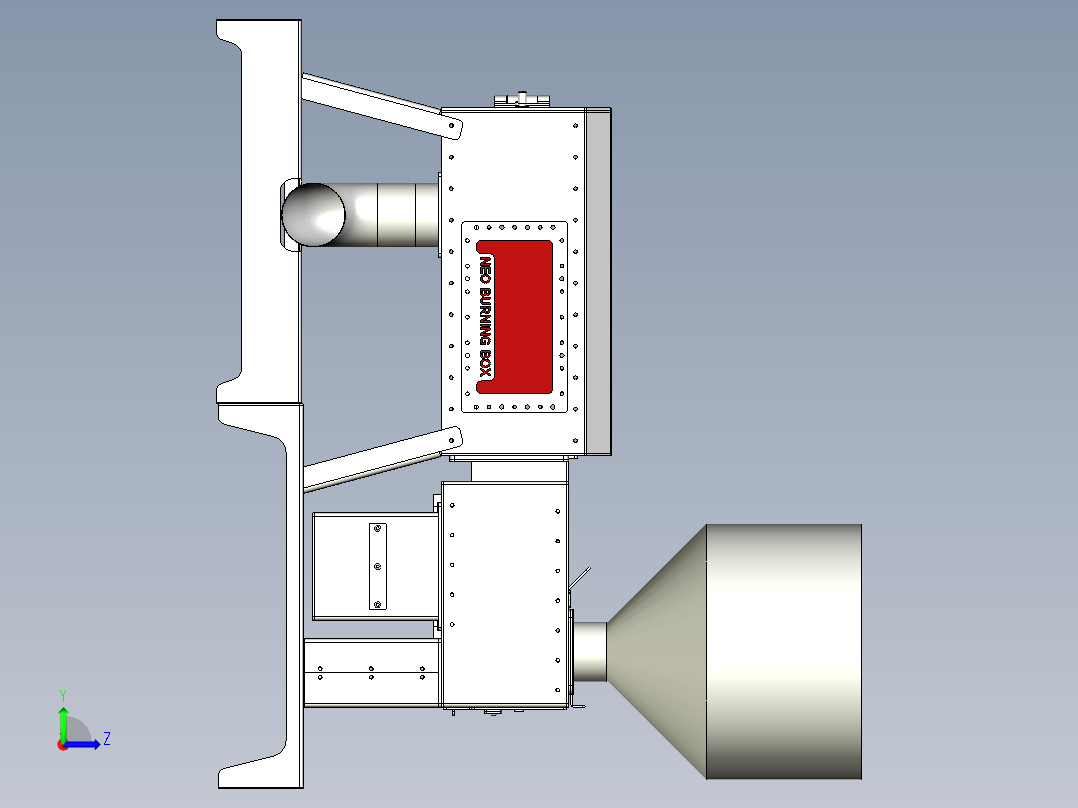 B2004506-木屑颗粒炉左视图