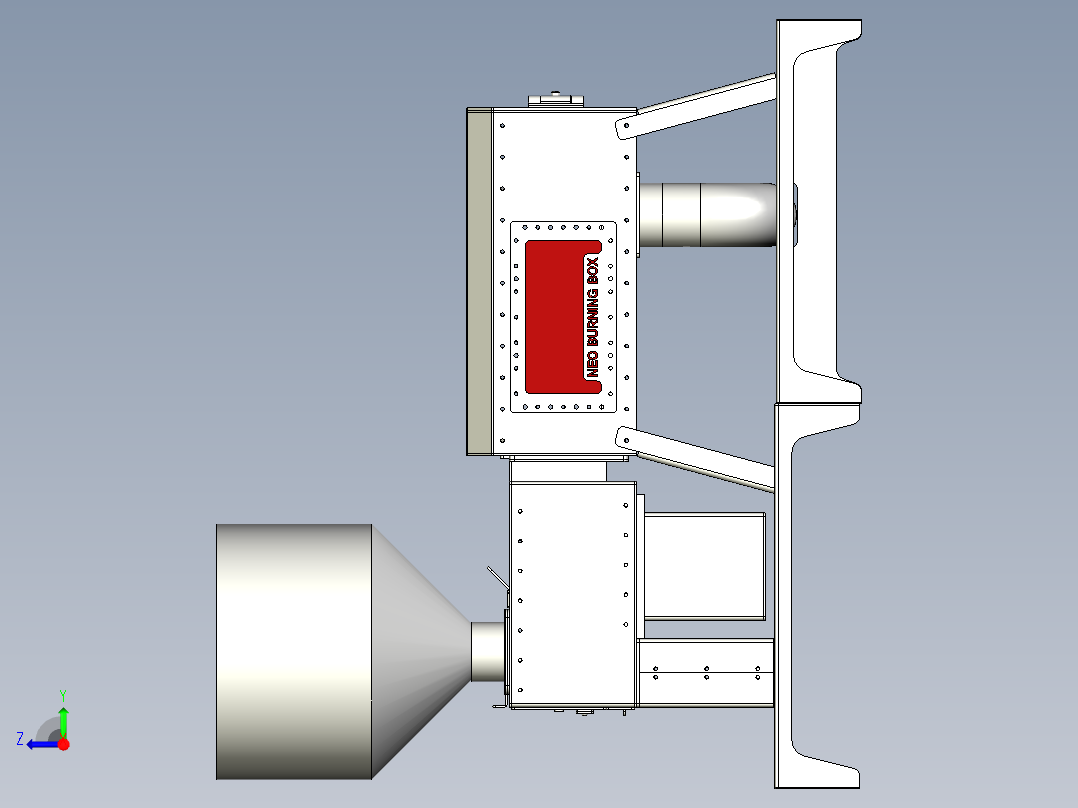B2004506-木屑颗粒炉右视图