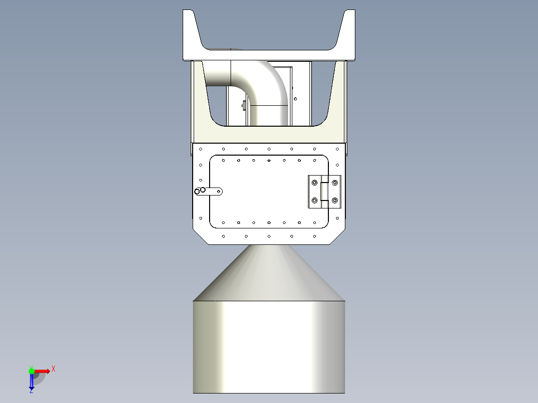 B2004506-木屑颗粒炉俯视图