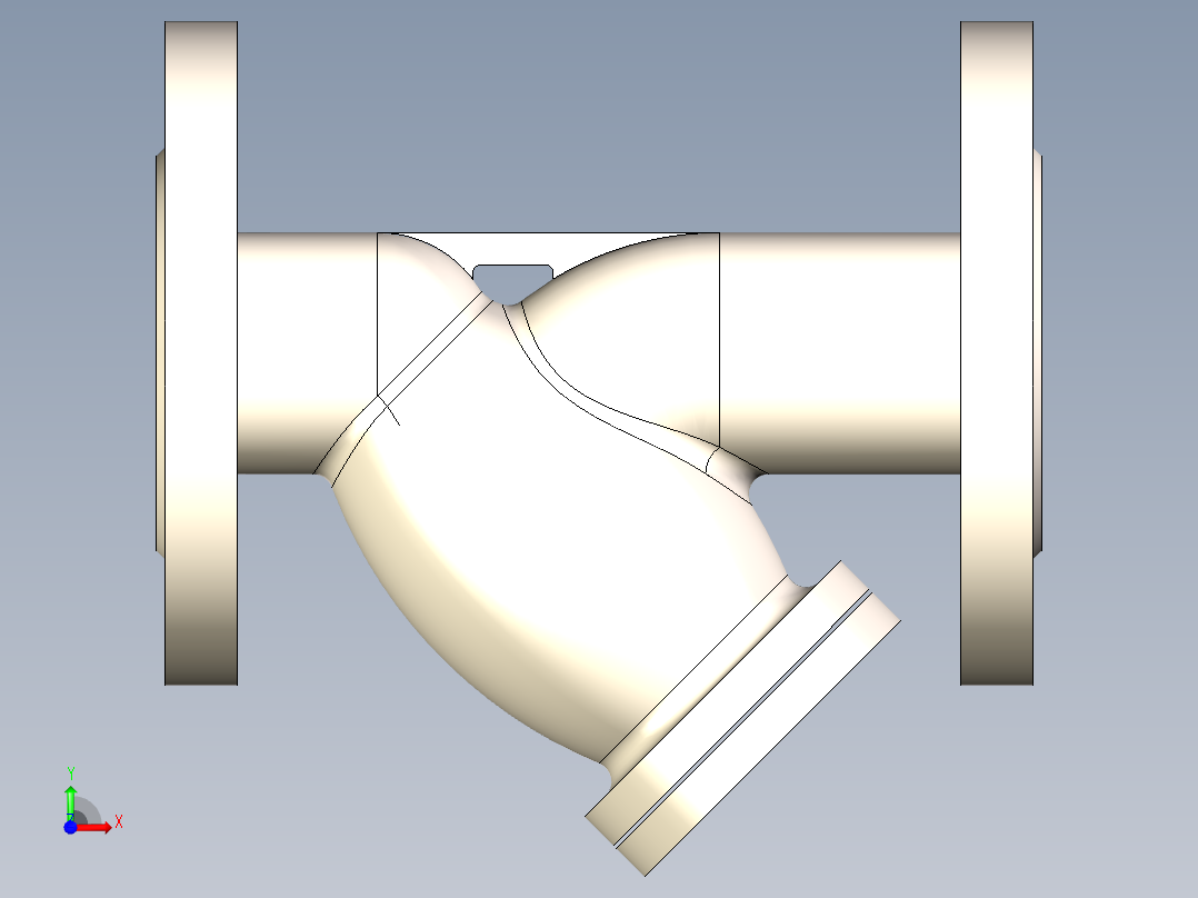 Y型滤器-50前视图