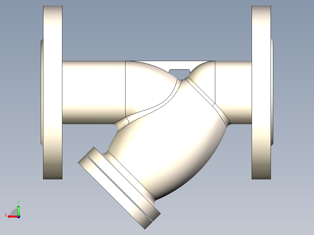 Y型滤器-50后视图
