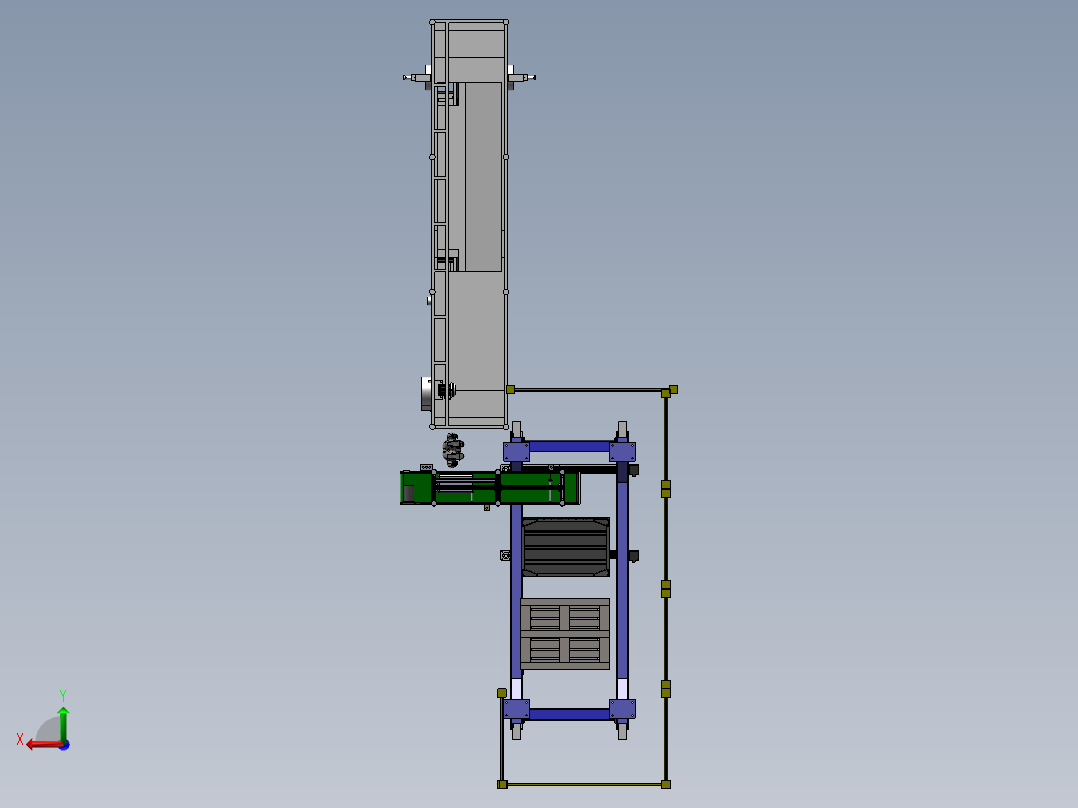 零件清洗自动化上下料方案 523787后视图