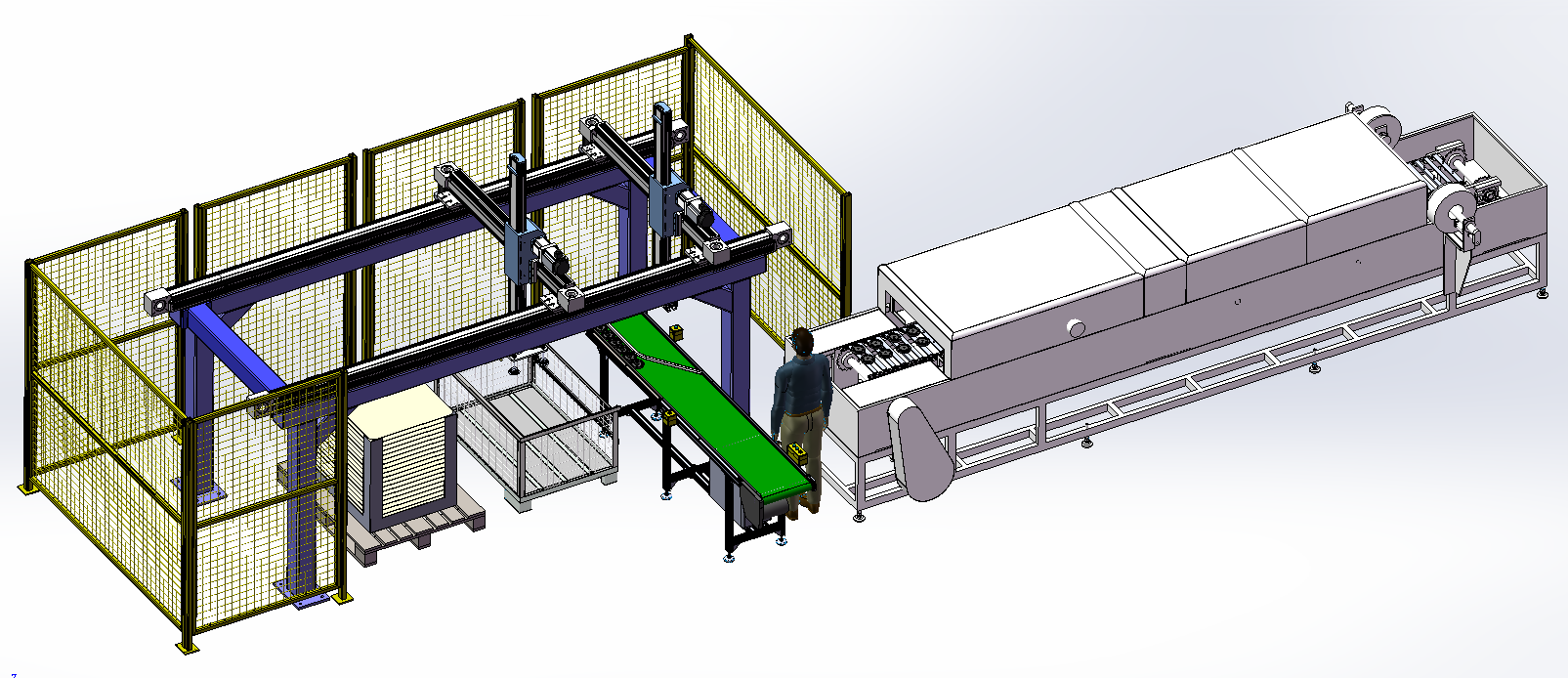 零件清洗自动化上下料方案 523787