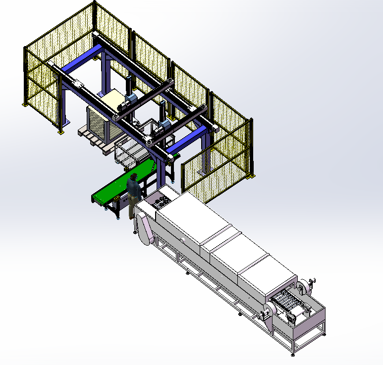 零件清洗自动化上下料方案 523787