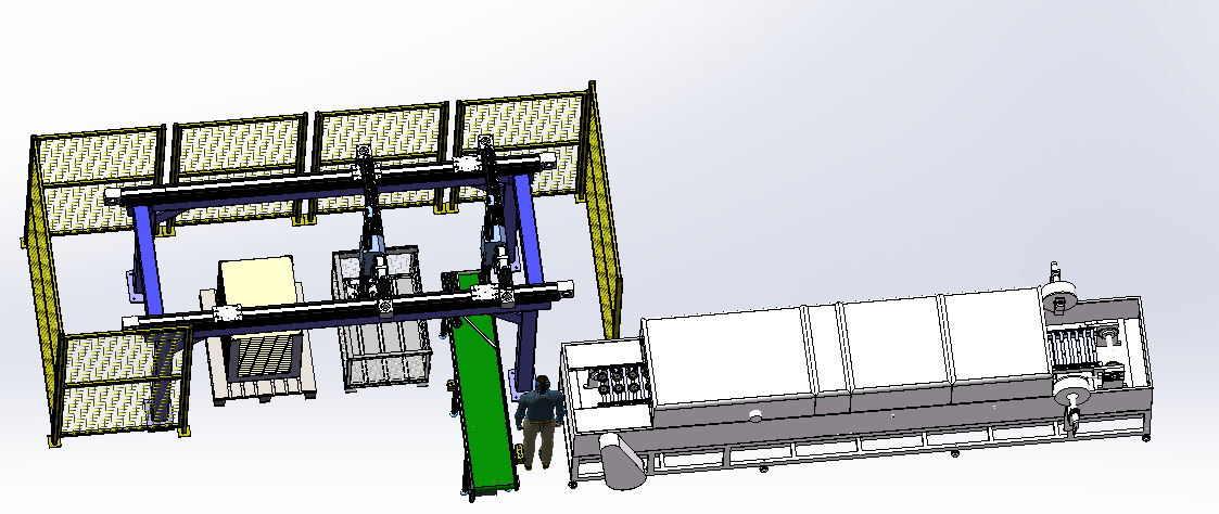 零件清洗自动化上下料方案 523787
