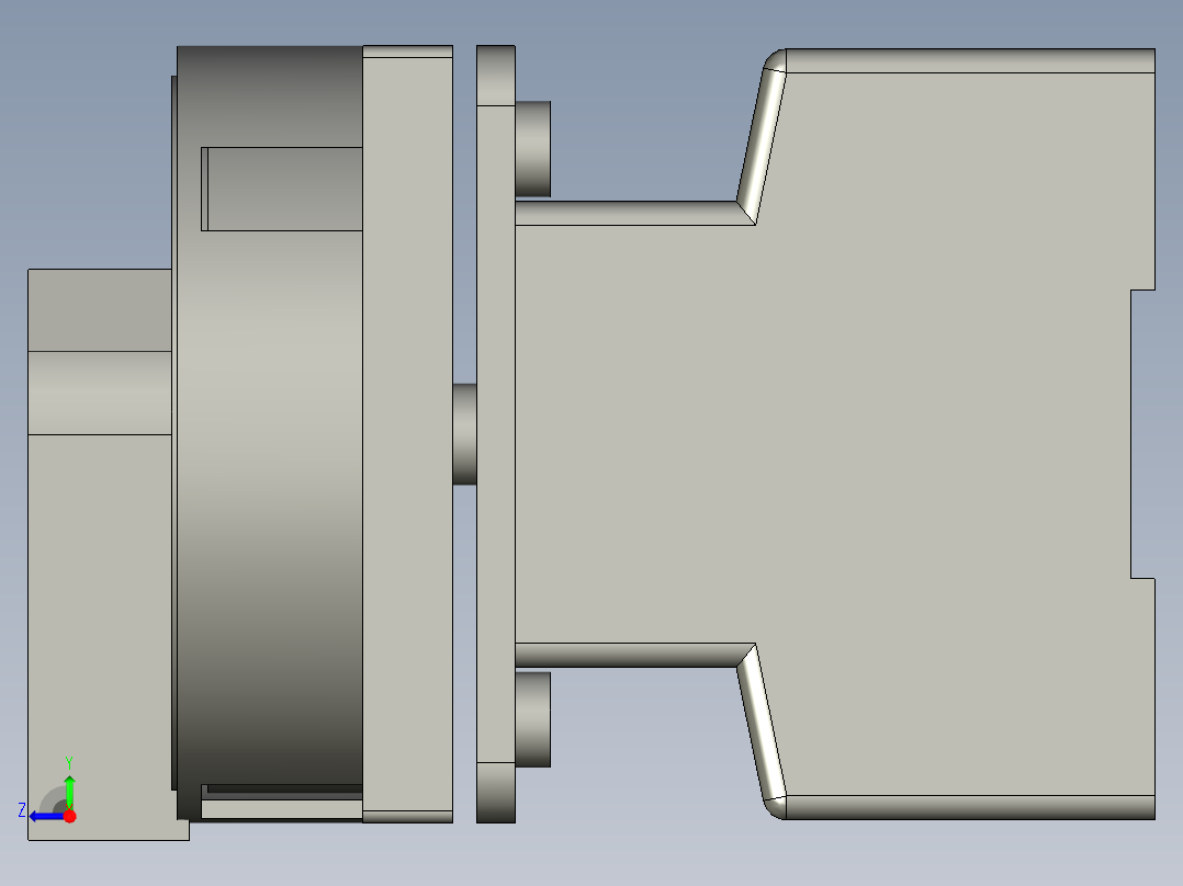 主令开关SZD11-63卓超电气右视图