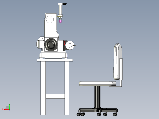 缝纫机三维模型后视缩略图