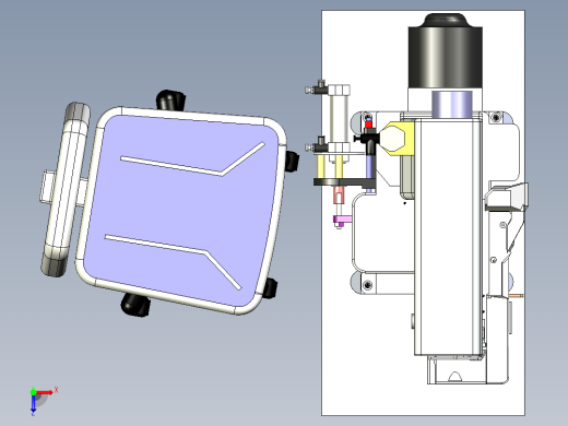 缝纫机三维模型俯视缩略图