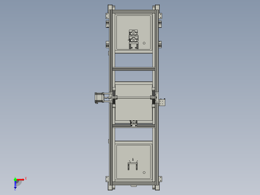 输送位总装a俯视图