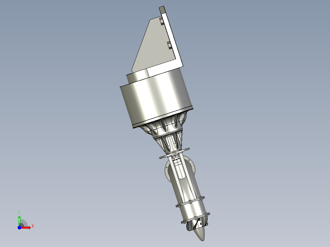 吸尘机构前视图