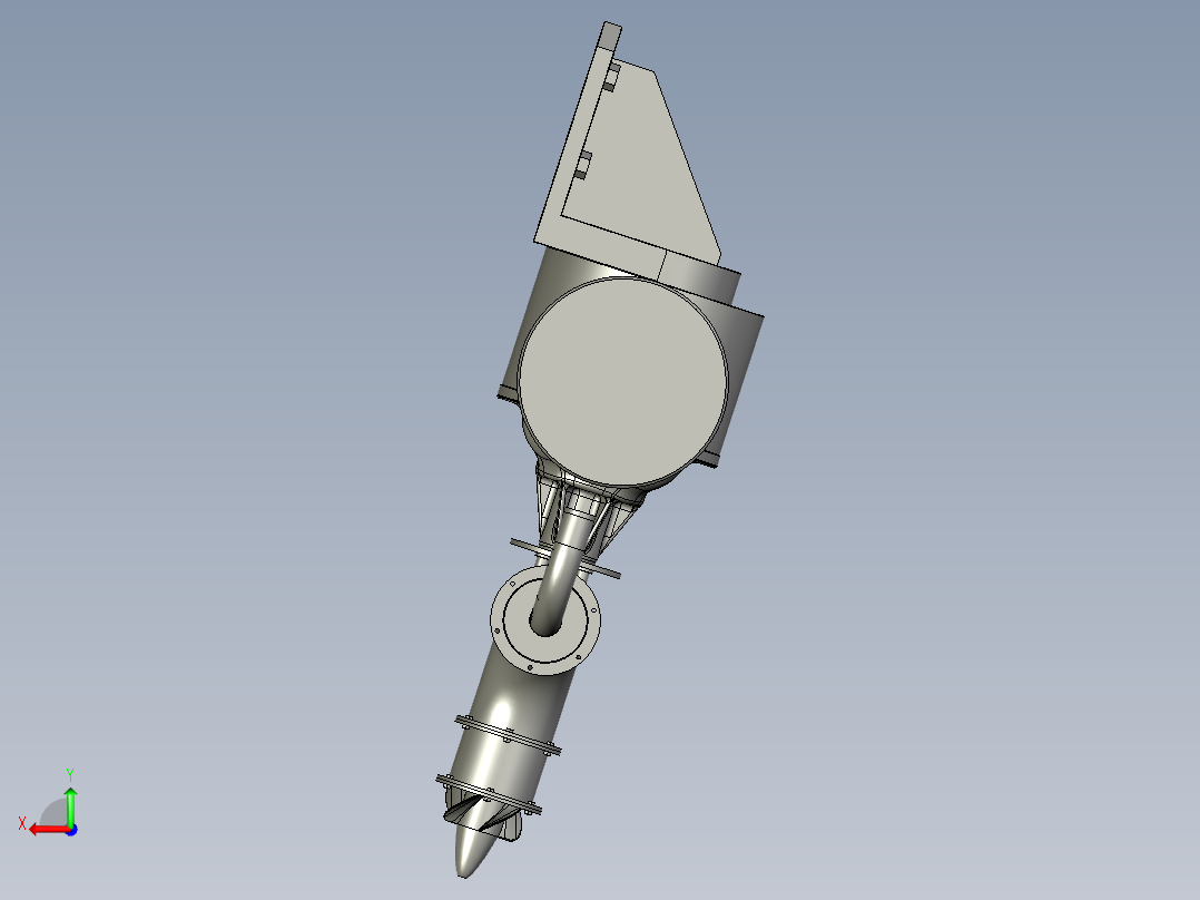 吸尘机构后视图