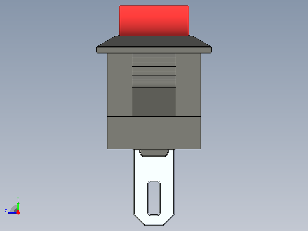 迷你电源开关右视图