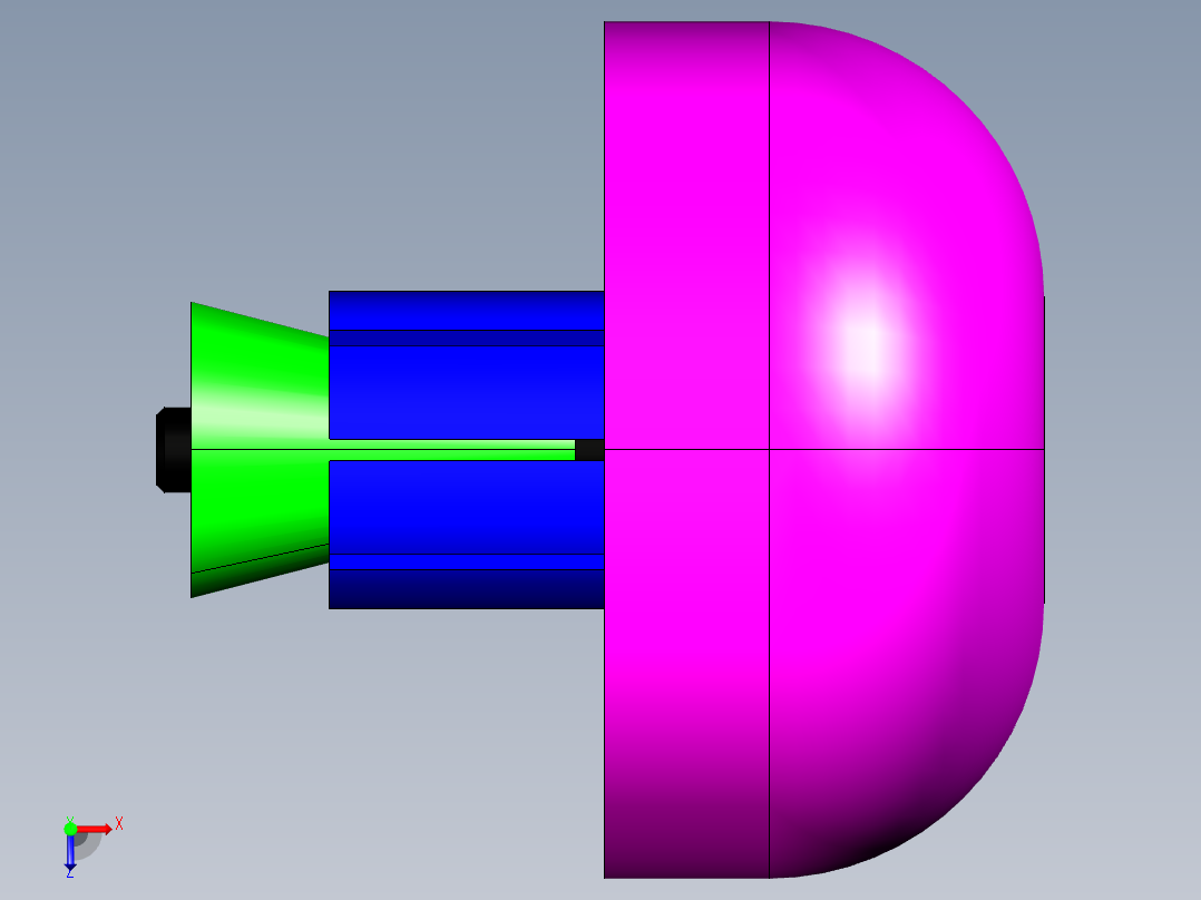 A0004018-Tappo 涂装 triumph防漏盖 triumph俯视图