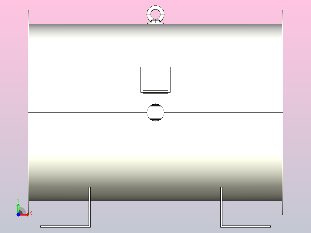 HTF-D1型 消防高温排烟轴流风机[HTF-D1-3.5]前视图