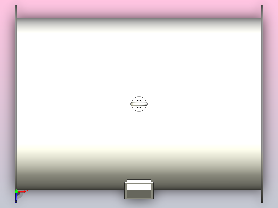 HTF-D1型 消防高温排烟轴流风机[HTF-D1-3.5]俯视图