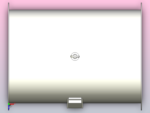 HTF-D1型 消防高温排烟轴流风机[HTF-D1-3.5]俯视缩略图