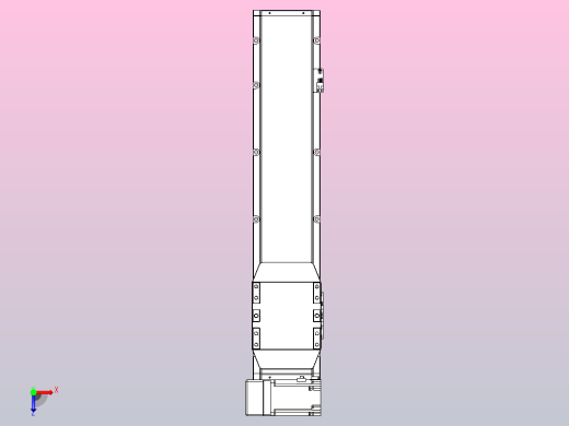 机器人皮带驱动直线轴TPA-GCB-150-P80-L500-LU-M75-N3俯视缩略图