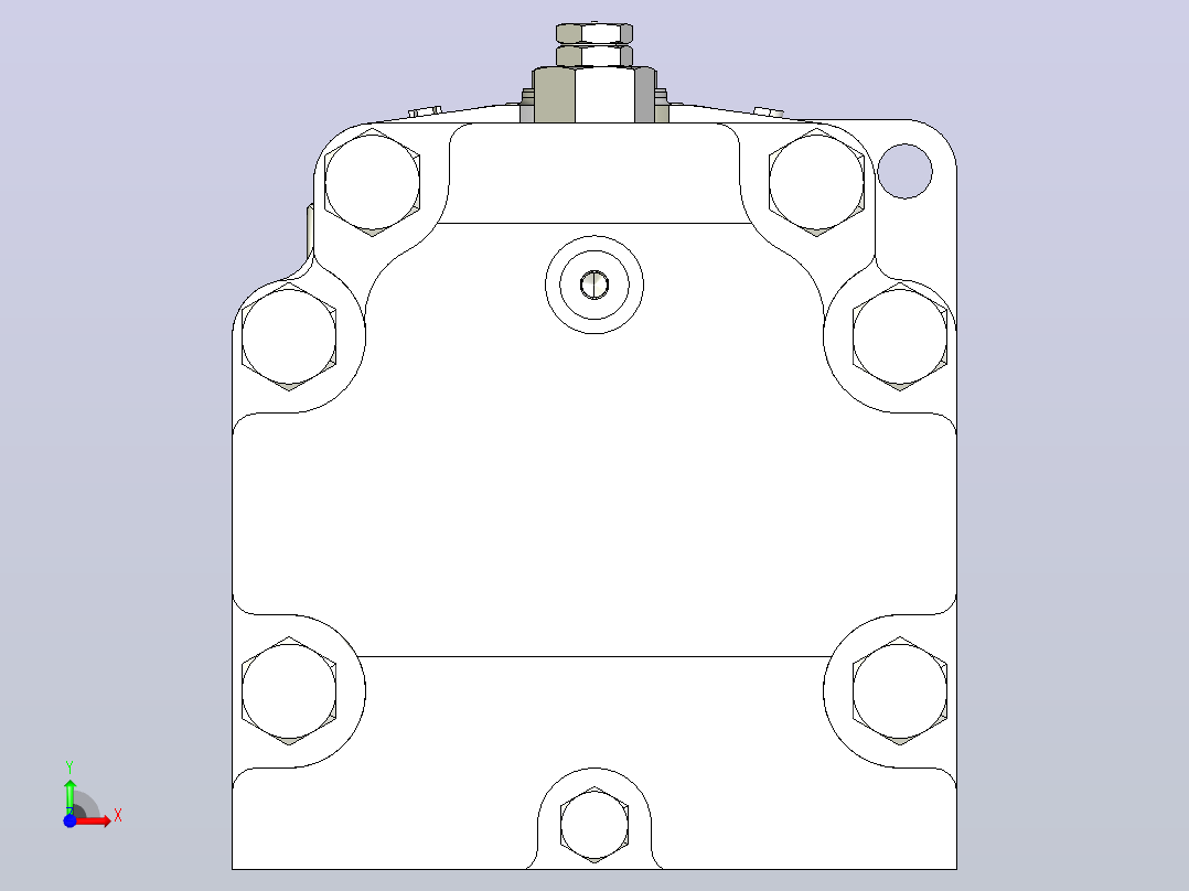 90-M-100-NC-0-N-8-N-0-C7-W-00-NNN-00-00-F3液压泵前视图