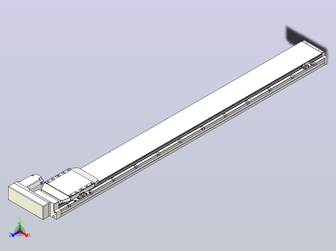 滚珠丝杠直线轴内置导轨TPA-GCR-170-2510C-L1500-MR-M75-N3主视图