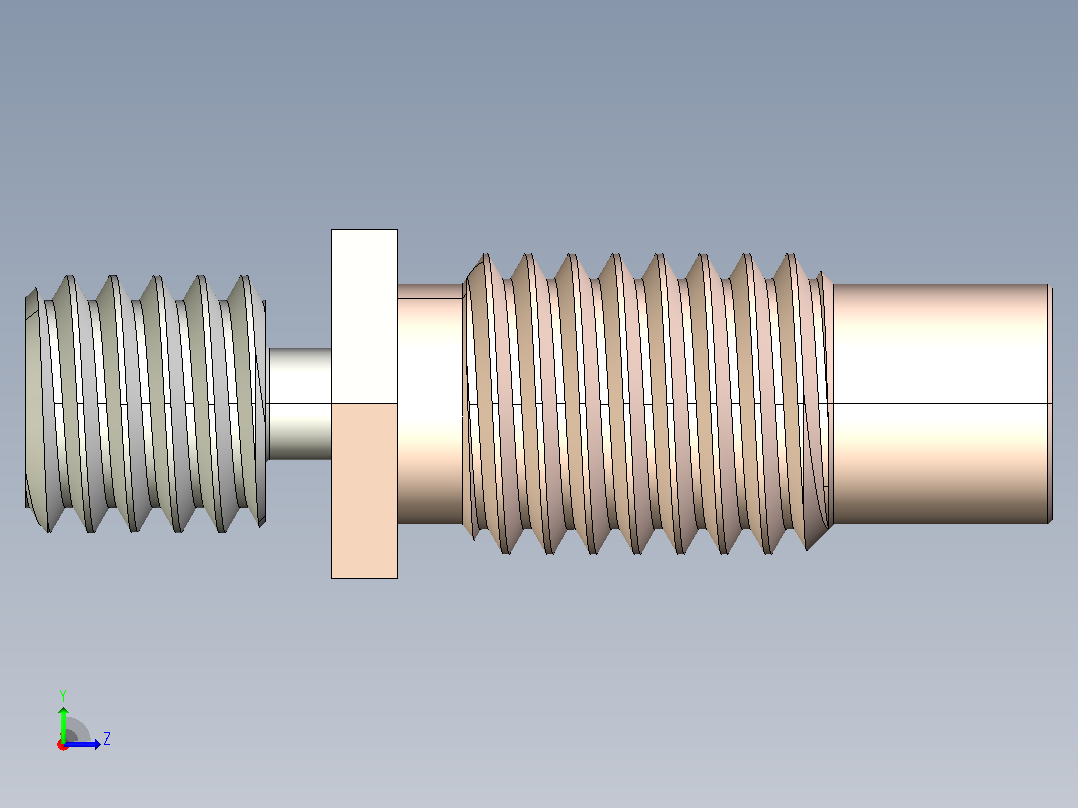 双金属E3D V5 BiMetal Heatbreak左视图